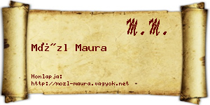 Mözl Maura névjegykártya